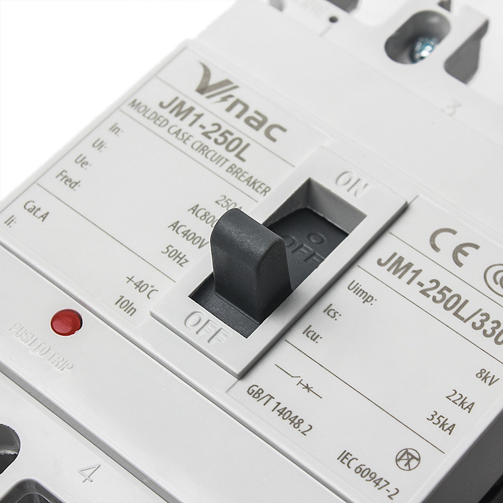 JM1 series- MCCB 1 2 3 4P 10A-800A 50kA
