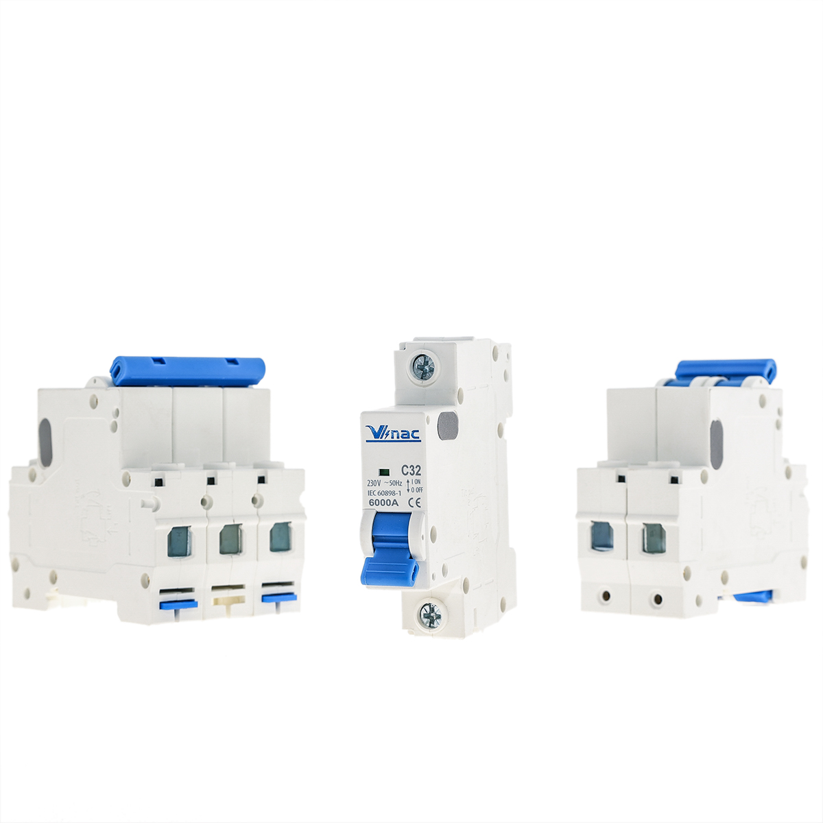 DZ47-63 1P 2P 3P 4P 6-63A 4.5KA 6KA 10KA MCCB