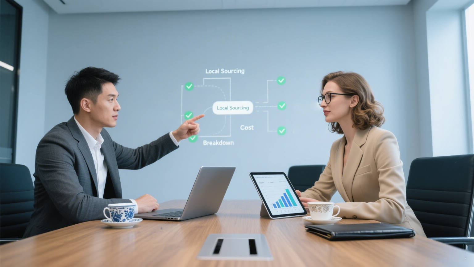Localized negotiation and full-process cost optimization