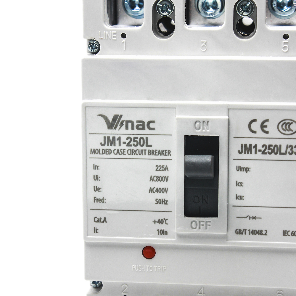 JM1系列-MCCB 3P 225型 （100-225A）50kA