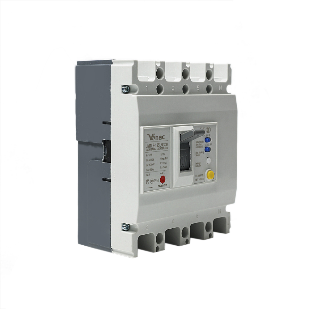 JM1LE漏电塑壳断路器 MCCB 3P 16-125A 35kA
