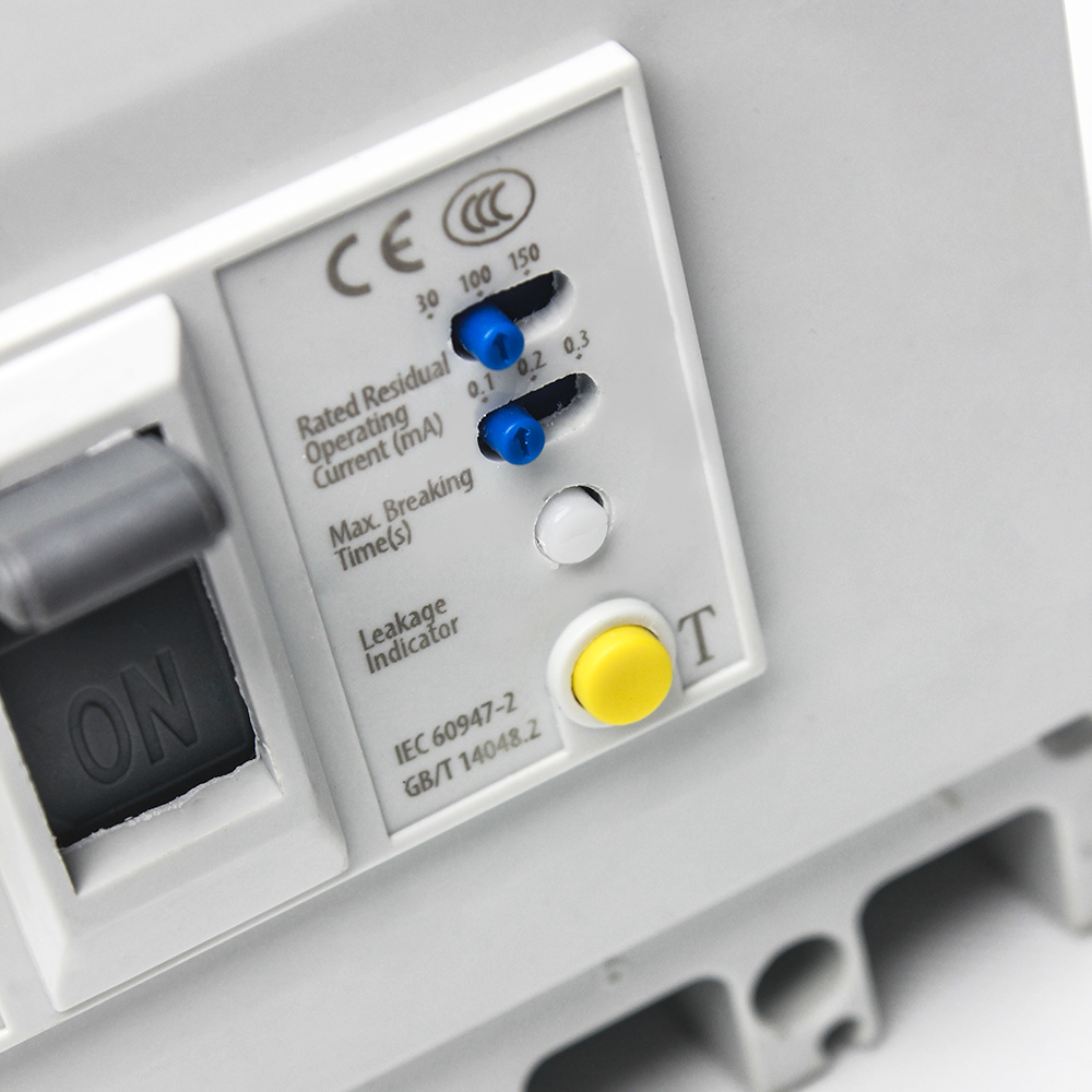 JM1LE漏电塑壳断路器 MCCB 3P 16-125A 35kA